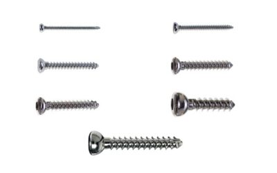 Cortical screws Standard; stainless steel